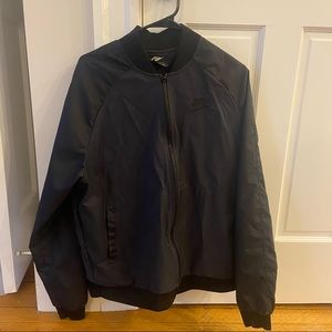 All Black Nike Bomber Jacket